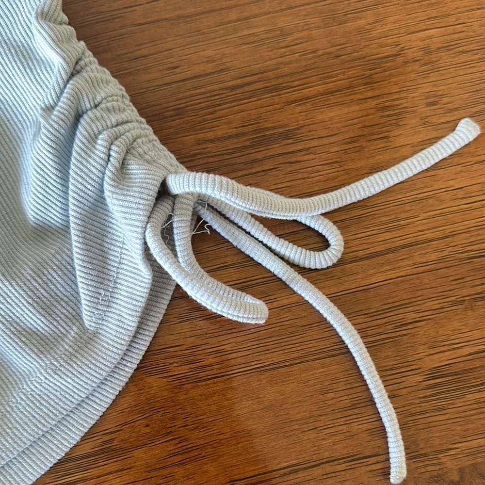 Forever 21 Mint Green Ribbed Tank with Adjustable Sides - Picture 3 of 5